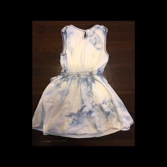 Girl Tie-Dye Chambray Dress by Guess Kids - Picture 4 of 6